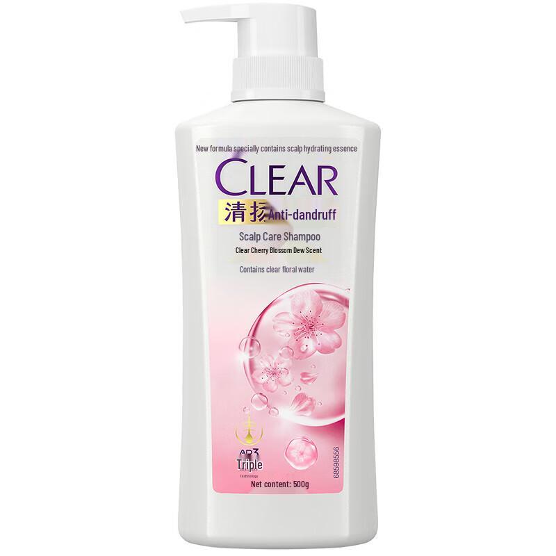 Clear Anti-Dandruff Cherry Blossom Refreshing Shampoo