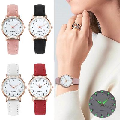 New Fashion Women Girl Small Dial Quartz Clock Simple Ladies Watch Casual Leather Belt Wristwatches New