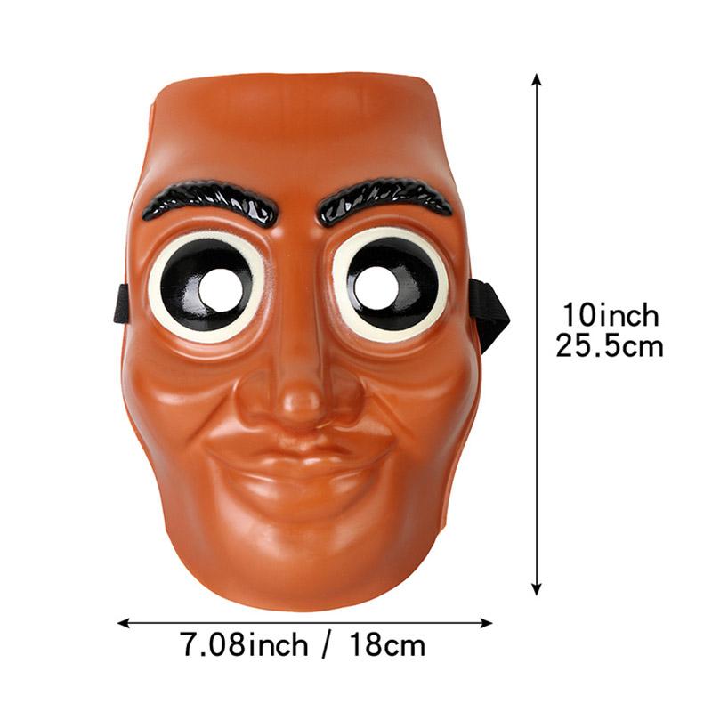 Tung Tung Tung Sahur Maschera Uomo di Legno Italian Brainrot Meme AI Prop Cosplay di Halloween Maschera per Festa Costume Mostro