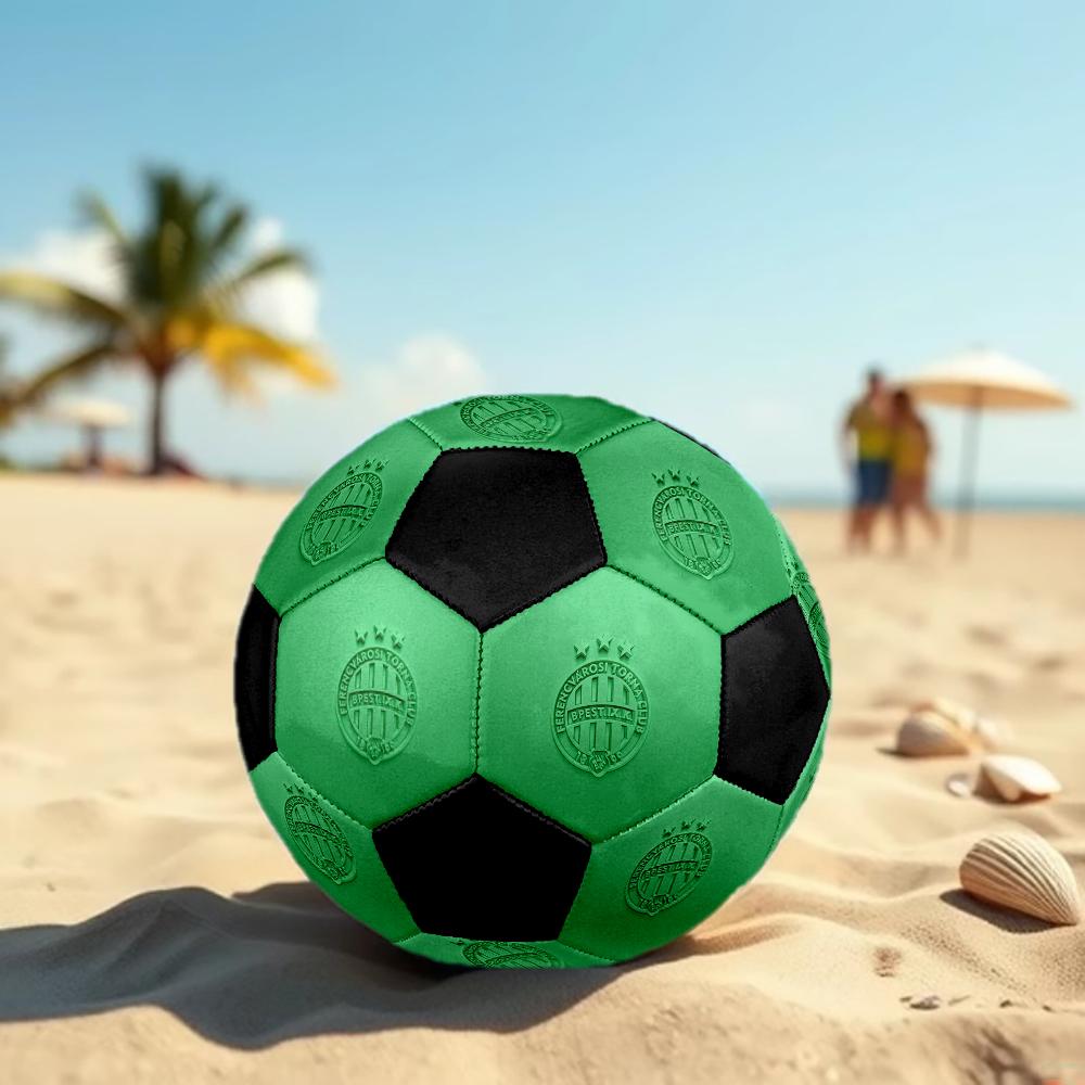 SIZE 5 Ferencvárosi TC Soccer Ball Colorful All Ages Machine Stitched PVC Competition Ready Durable High-Bounce