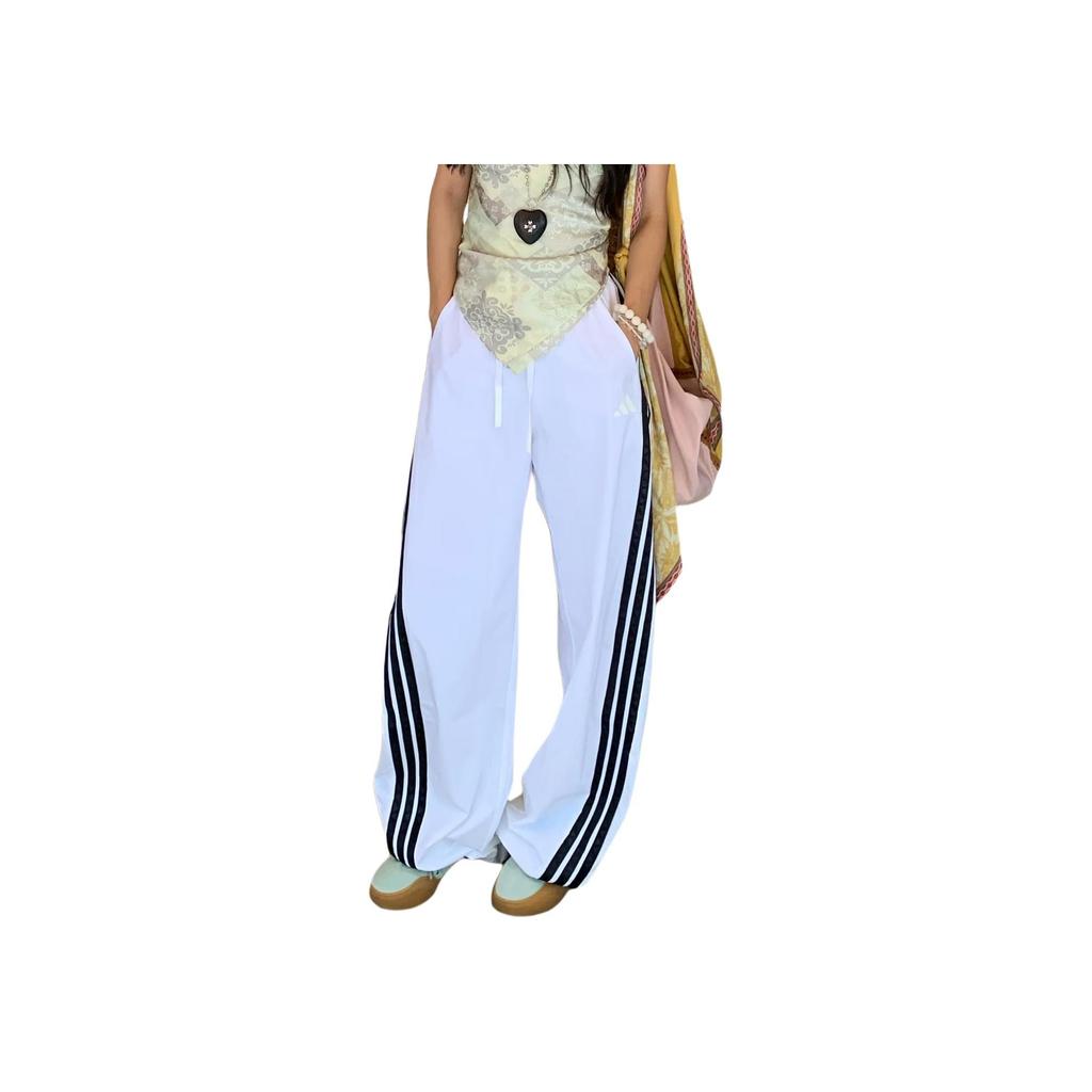 adidas Story Woven Banana Pant Cool Loose Sports Drawstring Banana Casual Pants Women Pants KB5223