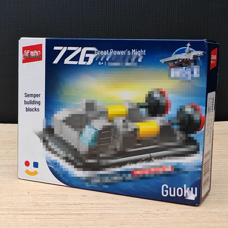 Senbao 8-in-1 Aircraft Carrier Model Building Blocks Toy