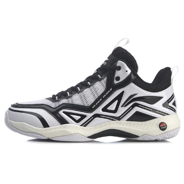 

New LINING Roar Badminton Shoes Unisex Low top Black/White AYTR007-1 42