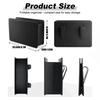 Foldable Auto Storage Bag Leather Organizer with 30 Trash Bags Mini Trash Can for Seat Back Door Console Car Interior