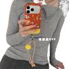 Summer orange soda ins15 for iPhone17promax Apple 16pro mobile phone case 15pro lanyard