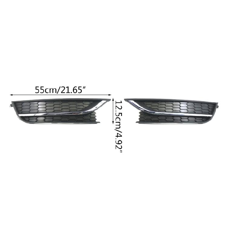 Car Front Bumper Fog Light Lamp Frame Cover Foglight Foglamp For 12-15 Passat