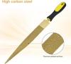 4"/6"/8"/10"/12" High Carbon Steel Tapered Rasp File Wooden Carving File Needle File Set Wood Working Rasp Files Tools