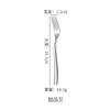 Moonlight stainless steel tableware knife spoon fork dessert spoon creative restaurant simple high-end western food steak knife