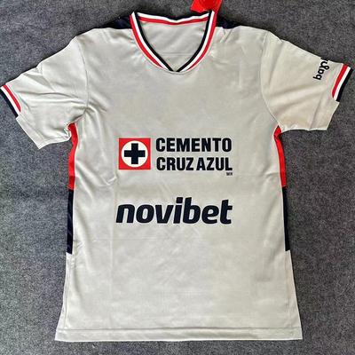 Blaues Kreuz Auswärts Kurzarm Fußballtrikot (S-4XL) - Neue Fan-Edition