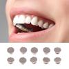10Pcs Dental Orthodontic Lingual Buttons For Bondable Metal Round Mesh Base Button Monoblock Dentist Ortho Materials
