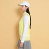 Callaway Cable Knit C25119200 Size L Women's V-Neck Vest, Golf, 1061_Yellow,