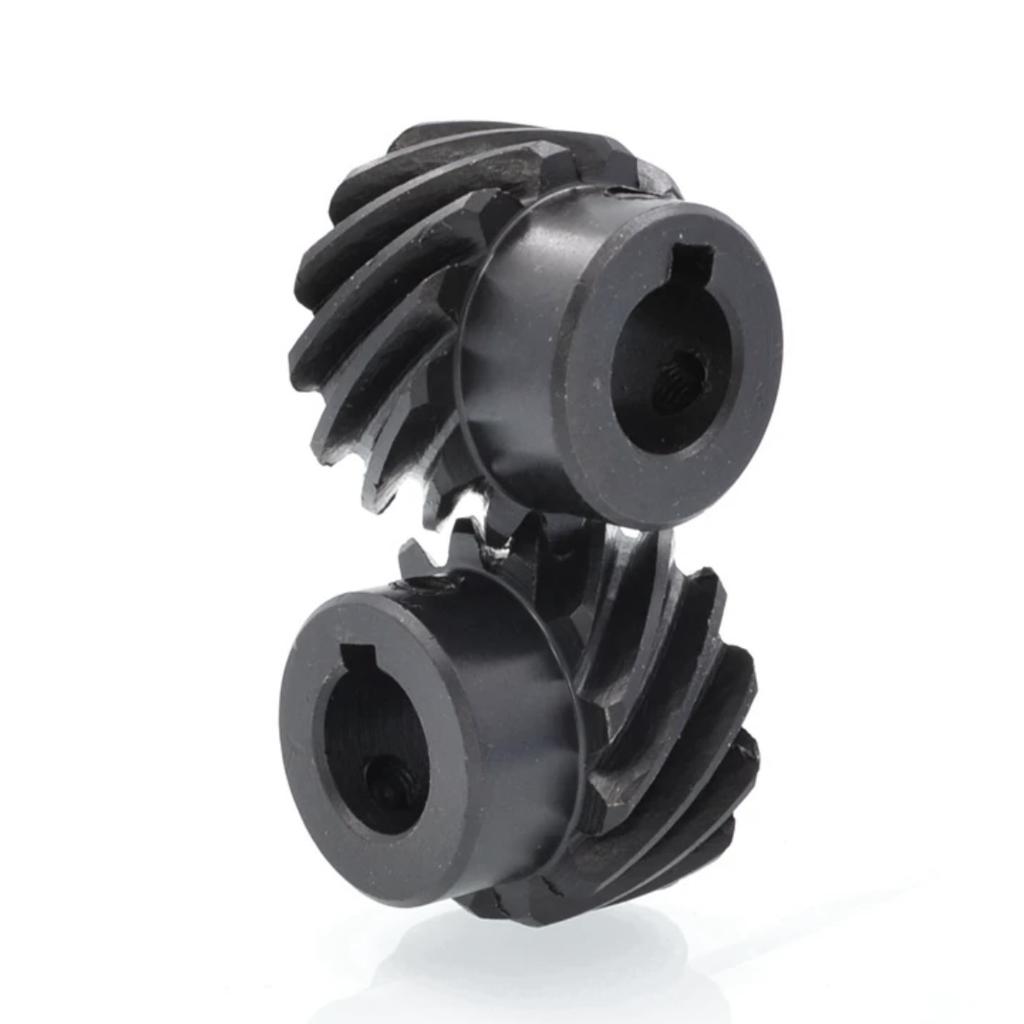 1M 13/15/20/26/30 Teeth Steel Helical Gear DIY Motor Staggered Gear 6-15mm