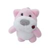 Adorable Plush Dog Keychain Creative Cute Puppy Bag Pendant Accessory Gift In Blue Brown Pink