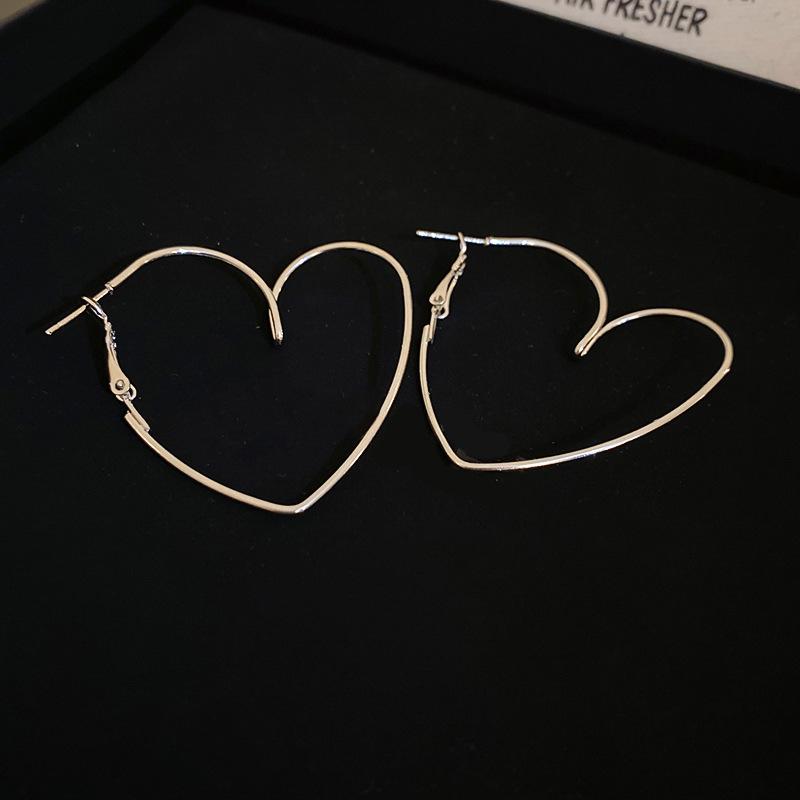Silver Needle Zircon Star Flower Tassel Stud Earrings - Elegant and Fashionable Women's Accessory