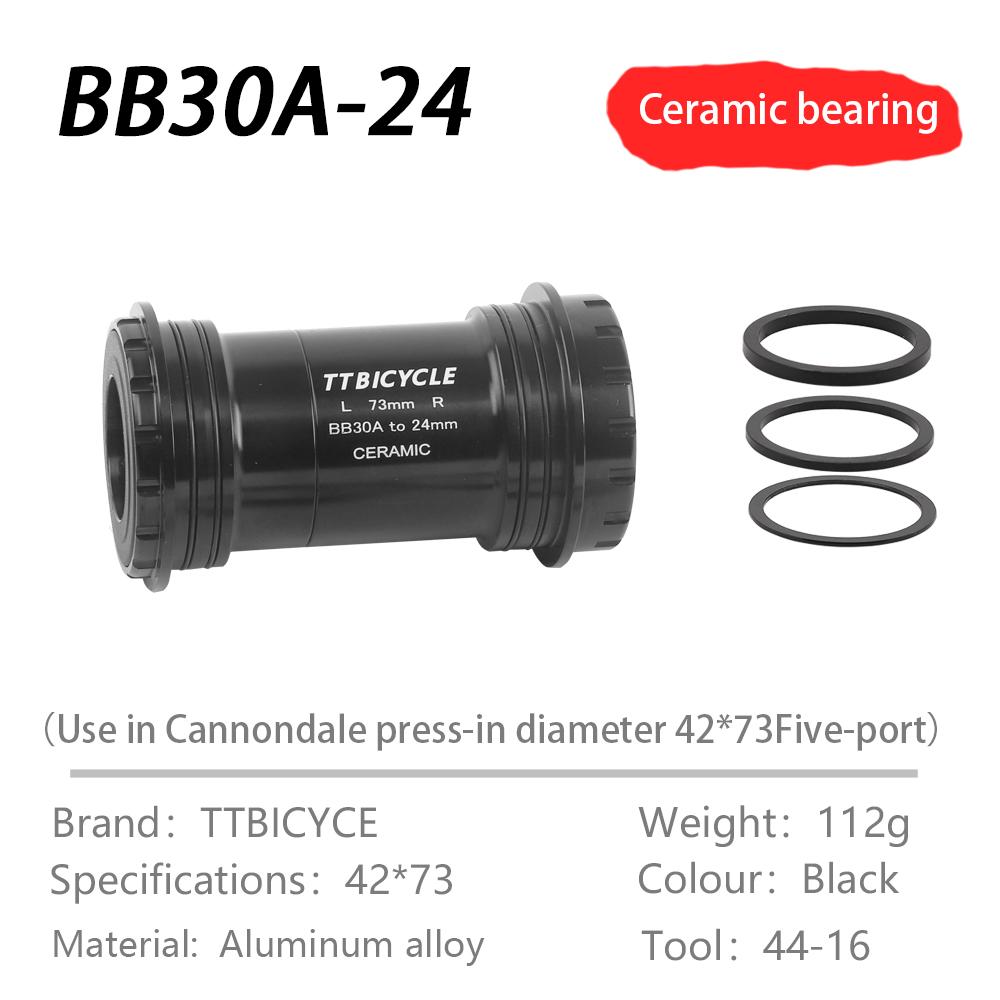 Center axle tool BB30A-24/PF30A 24/30/28.99mm for PF30A frame shell width 73mm for mountain bike Cannondale crank group hollowte BB30A-24