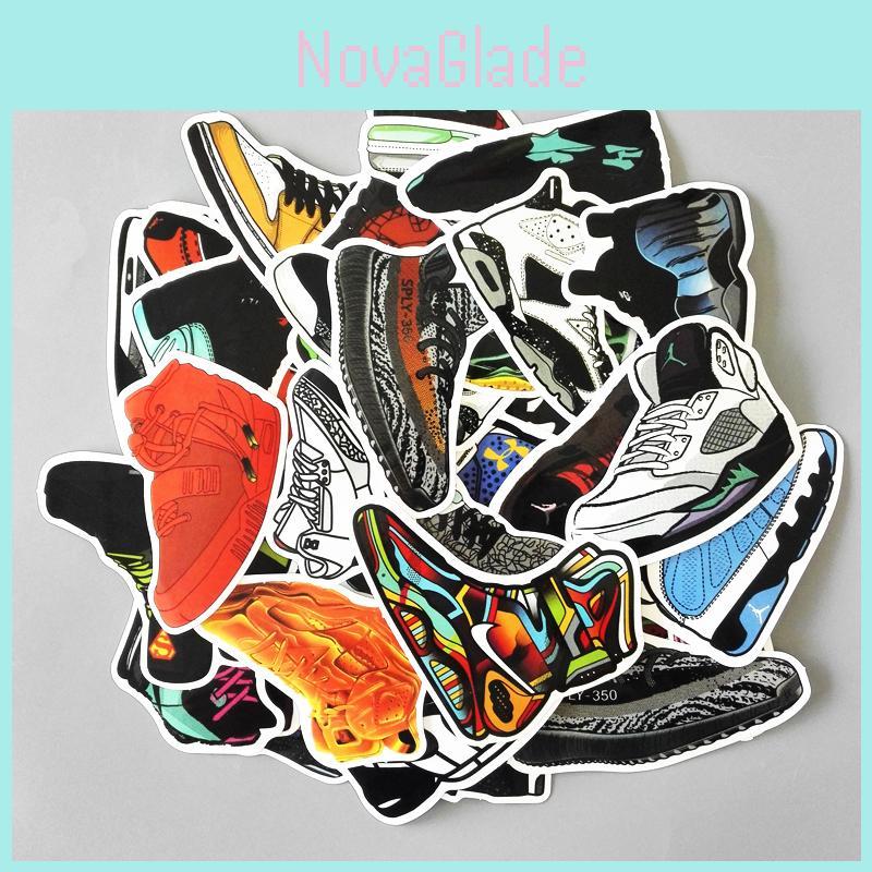 Premium Basketball Superstar Sneakers Stickers Vinyl Graffiti Creation Decals Decor