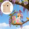 DIY Bird House Kit Woodworking Crafts Shelter Woodcraft Building Projects for Indoor Outdoor