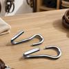 Horse Bit Curb Chain Hook Pair, Silver Stainless Steel Fittings with Direct Hook-On Structure for Routine Gear Assembly and Maintenance