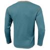 Men's Color Blocked Versatile Long Sleeved Shirt Retro T-shirt Bottom Shirt
