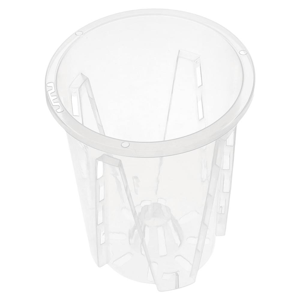 12pcs Plastic Plant Pot with Holes Clear Garden Pots Accessories Orchid Pot Indoor Repotting