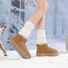 Qirui shoes Snow boots fashionable and versatile pure wool warm
