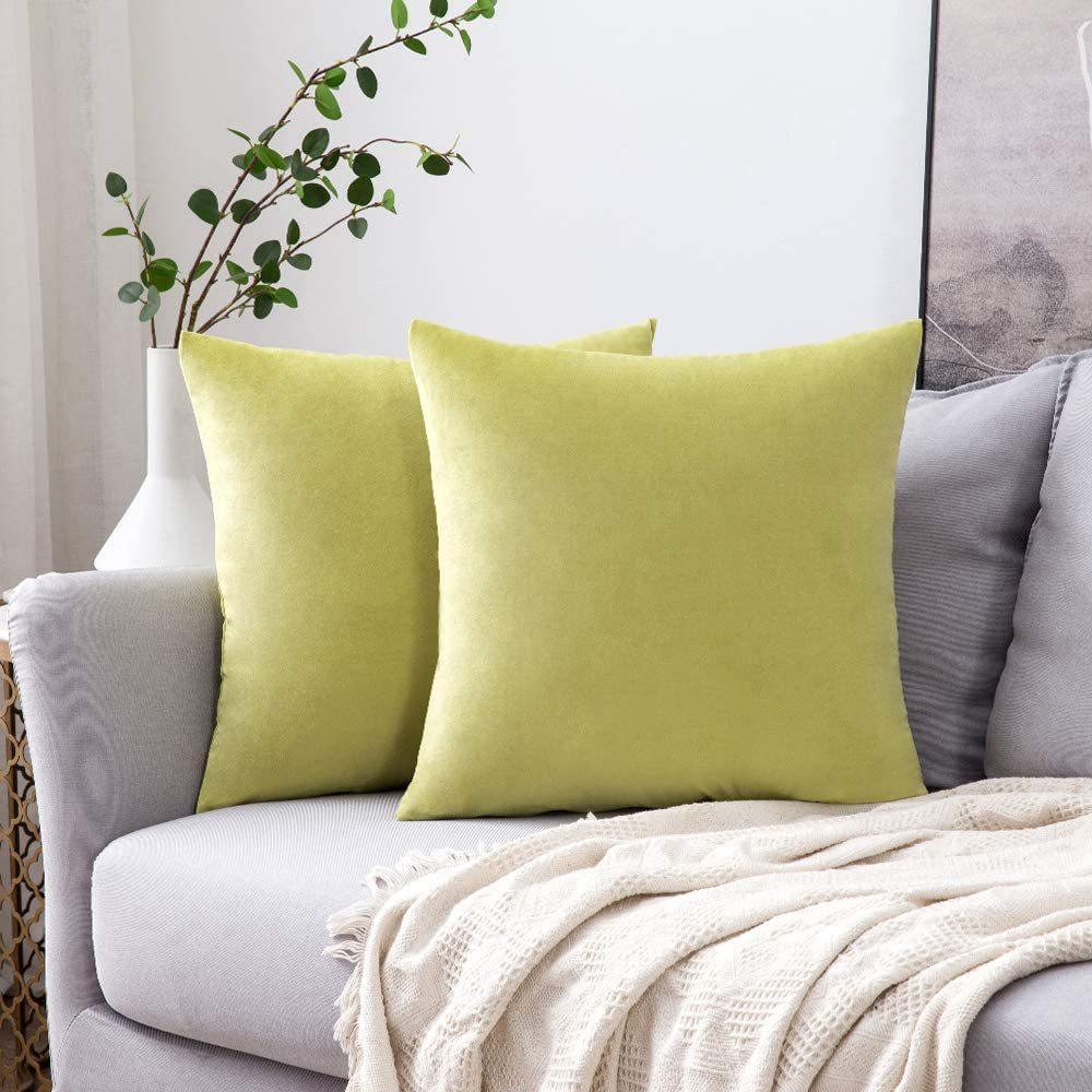 Velvet Seat Cushion Cover Solid Color Pillow Cover Nordic Simple Ins Style Pillow Velvet Pillow Cover Cushion