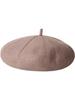 Women's Cashmere Knitted Beret - Autumn/Winter Korean Style, Flattering Fit, Japanese Wool Painter Hat.