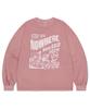 Maha Grid Dust Motorcross Pigment Ls Tee Pink(Mg2Efmt563A)