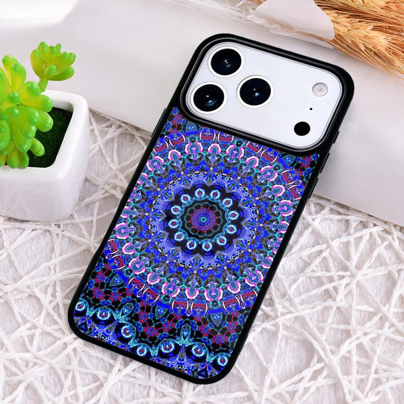 Abstract Mandala Phone Case for iPhone 17 Air 16 15 11 12 14 13 Pro Max Shockproof Cover