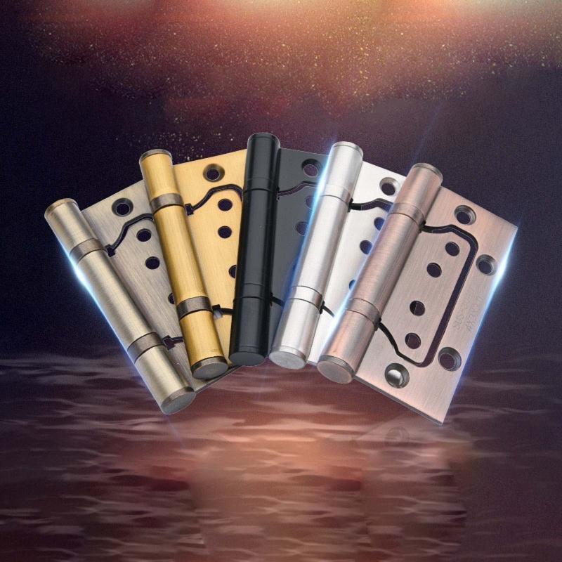 Wooden Door Thickened 304 Stainless Steel Mother Hinges Furniture Hardware Slotted Mute 5 Inch Hinge with Screws