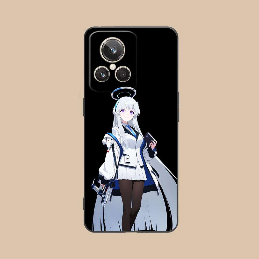 Blue Archive Ushio Noa Phone Case for Realme 15 14 13 12 11 10 9 Pro Plus T i Lite 5G Colorful Printing Cover Pretty Smartphone