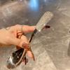 Portable Ice Cream Spoons Rhinestones Rice Spoons Easy To Clean Soup Spoons  Restaurant