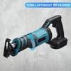 2400W Brushless Electric Reciprocating Saw Adjustable 3 Orientations Modes Cutting Saw Portable Cordless Handheld Power Tool