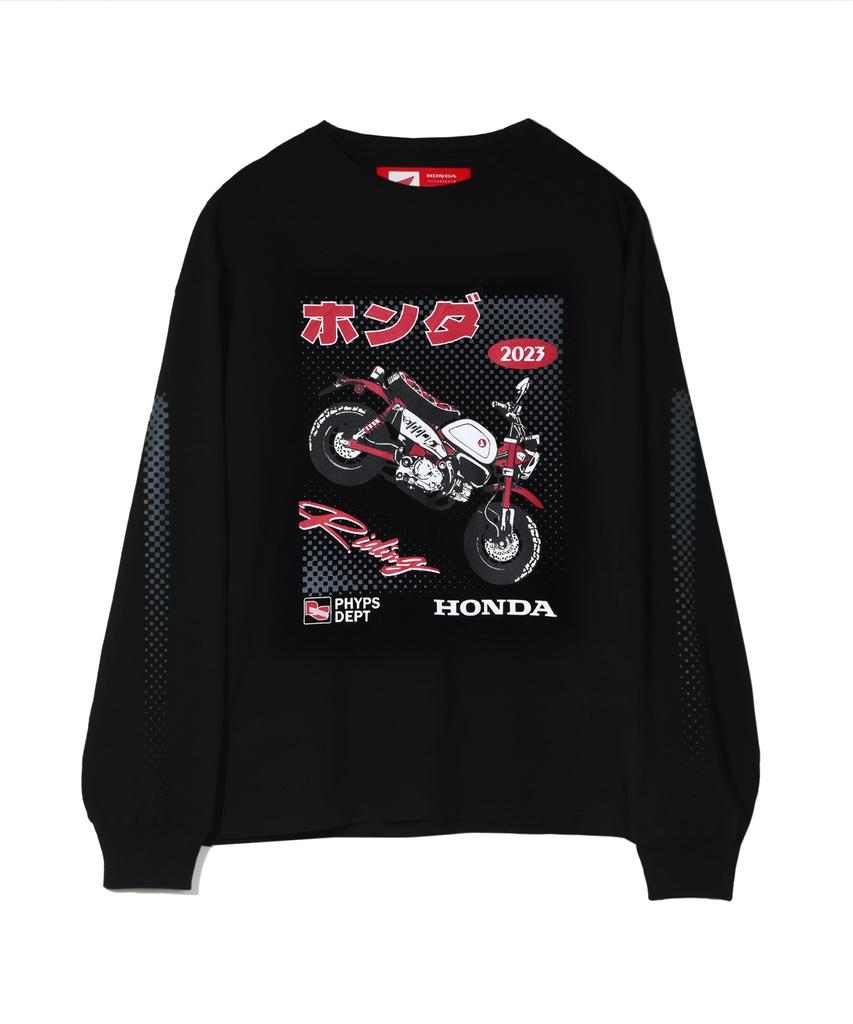 PHYPS MOTORCYCLE Honda Anime Monkey 125 Long Sleeve_Black