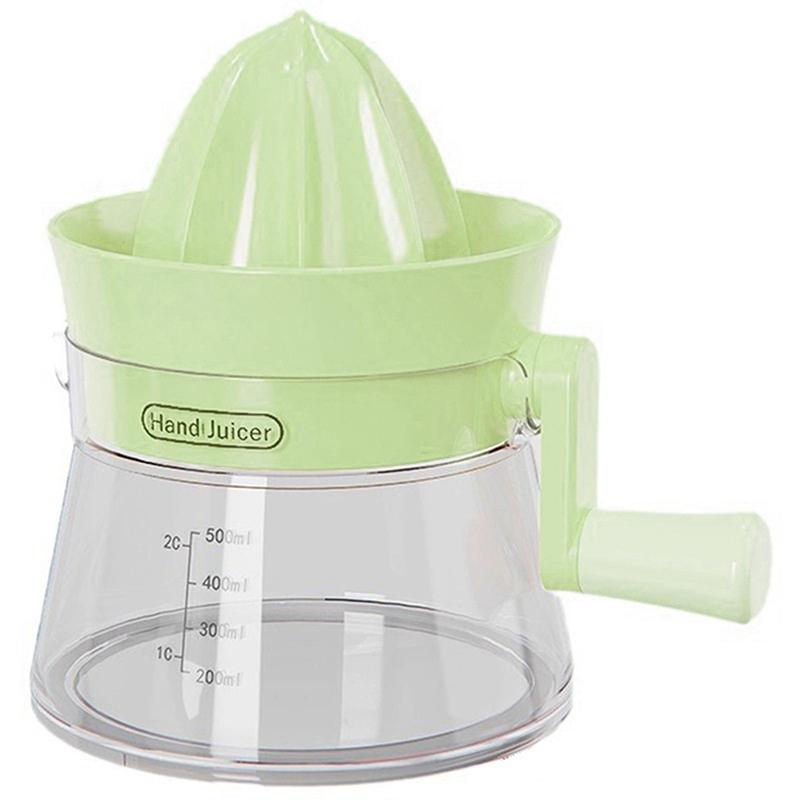 

1 шт. Ручна соковижималка Багатофункціональна соковижималка для апельсинів та лимонів Ручна Портативна Цитрусова соковижималка Кухонне приладдя Фруктовий інструмент зелений