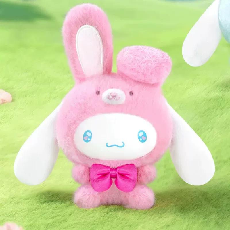 TOPTOY Cinnamoroll Tierparty Serie Vinyl Plüsch Trendiges Spielzeug Figur Schreibtisch Dekoration Plüschtier Geschenk für Erwachsene