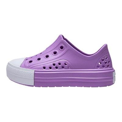 Zapatillas Chuck Taylor All Star Play Lite CX Low PS Grape Fizz para Niños Púrpura Blanco A07395C