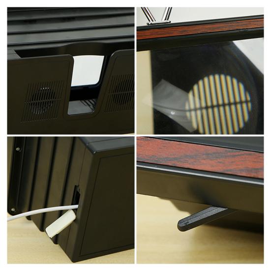 Loupe d'écran 12"/14" pour téléphone portable Amplificateur TV Rétro Écran de téléphone portable Haute définition 3D