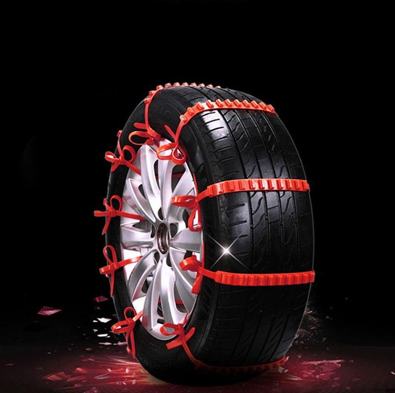 Durable And Versatile 1pcs Car Truck Suv Thick Tendon Snow Anti-skid Tire Chains