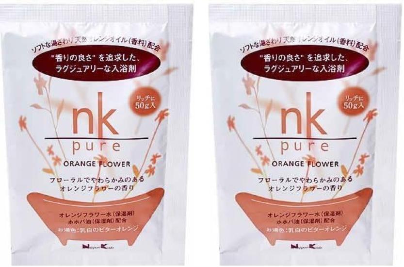 nk pure bath salts orange flower 50g
