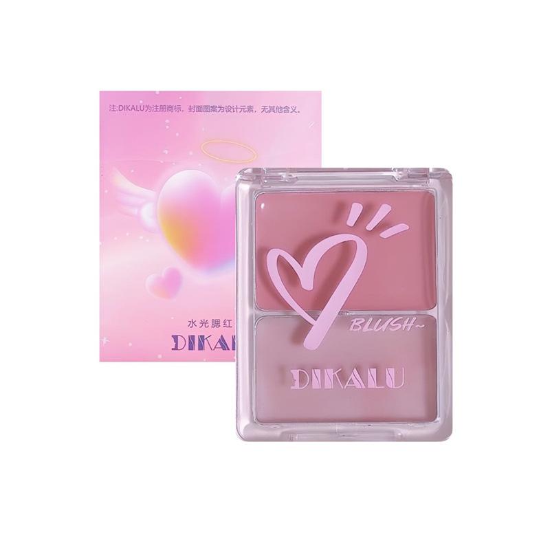 Feuchtigkeitsspendender Zweifarben-Creme-Blush zum Hervorheben und Konturieren des Gesichts