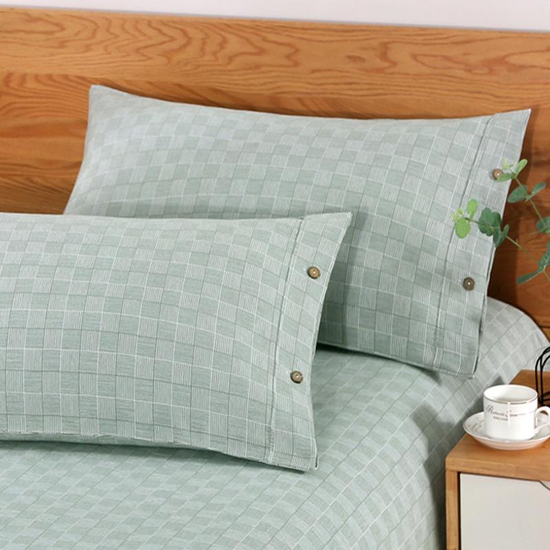 Pair of Thickened Pure Cotton Pillowcases, 48cm X 74cm - 2024 New Style