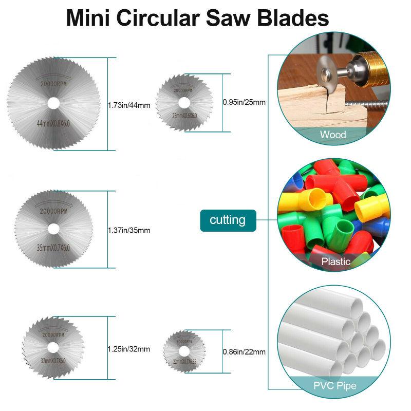 30pcs Cut-off Wheel Set Mini Electric Drill Compatible For Dremel Rotary Tool Accessories With