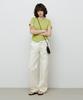 MONGDOL Button Pocket Straight Pants Ecru Mdpt078Ecru