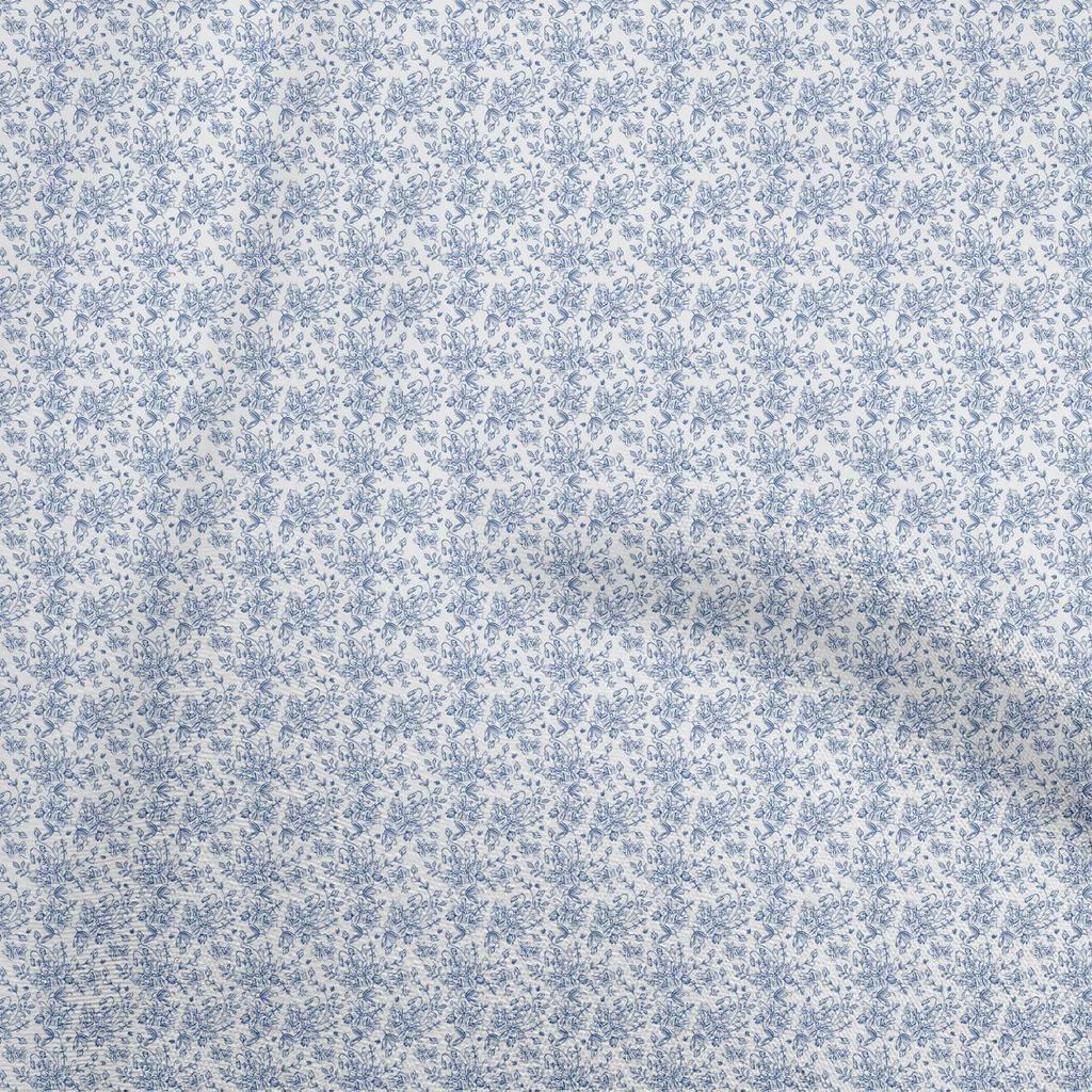 oneOone Cotton Cambric Dark Rose Brown Fabric Toile Craft Projects Decor Fabric Printed By The Yard 42 Inch
