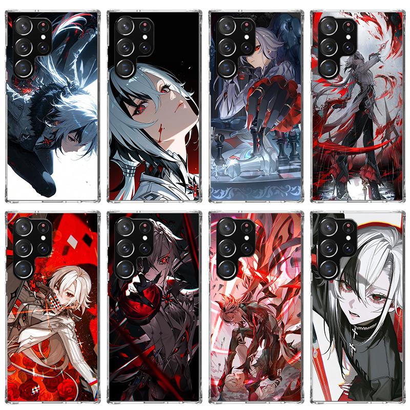 Arlecchino Genshin Impact Phone Case For Samsung Galaxy S26 S25 Edge S24 S23 Ultra S22 Plus S21 S20 FE Soft TPU Back Cover Funda