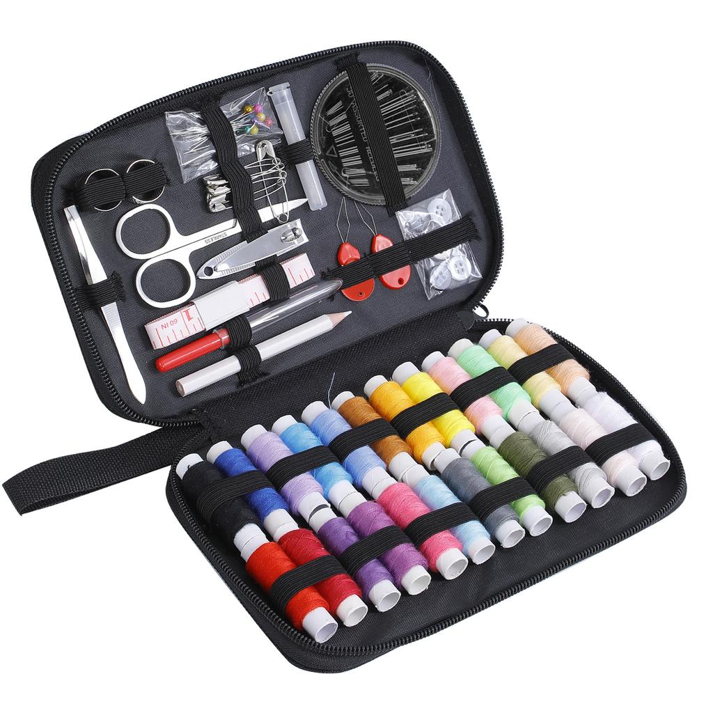 Šicí sady DIY Multifunkční šicí sada pro ruční prošívání, šití, vyšívání, nitě, šicí příslušenství, sady šicích nástrojů