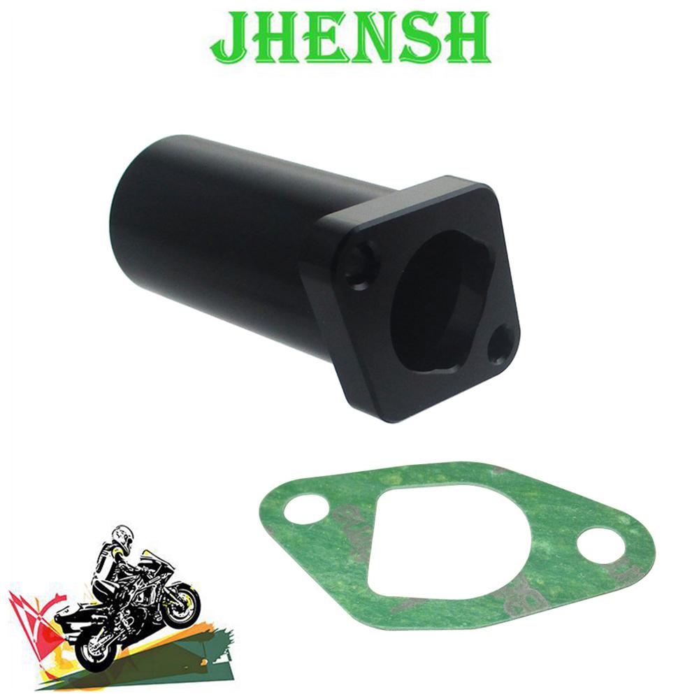JHENSH Intake Manifold & Gasket Kit For 24mm Flat Slide Mikuni Carb To GX200, Predator 212cc