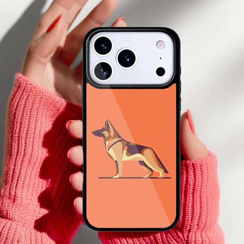 German Shepherd Dog print Phone Case for iPhone 17 16 15 14 13 Pro Max Back Cover for 12 11 Pro Coque
