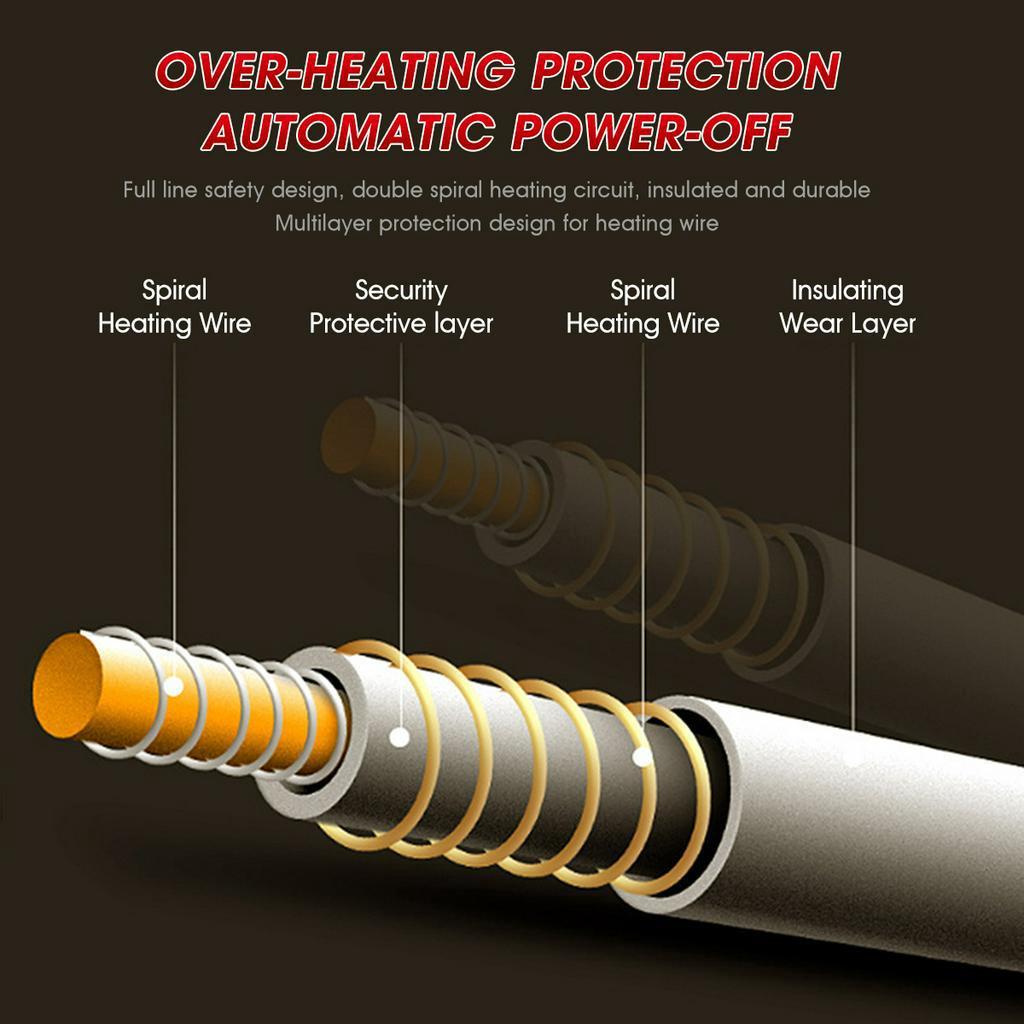 220V 50Hz Waterproof Automatic Electric Heating Pad Thermostat Electric Blanket Body Warmer Bed Mattress Heated Carpet Mat